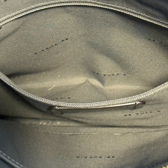 Coach Leather Crossbody Bag Gray Women’s Adjustable Strap Purse - Picture 7 of 12